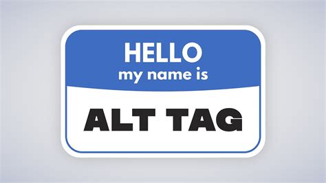 What Is an Alt Tag and How Should You Use It? - YouTube