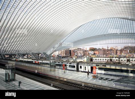 Gare De Liege Guillemins Train Station By Architect Santiago Calatrava
