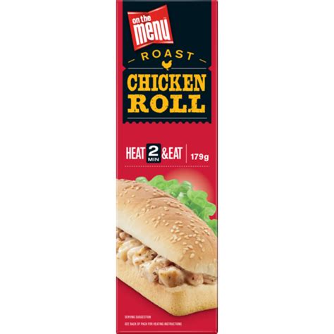 On The Menu Roast Chicken Roll 179g Drakes Online Shopping Newton
