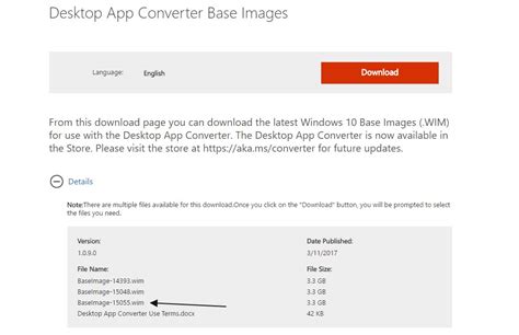 Desktop App Converter Base Images 15055wim Steht Zum Download Bereit