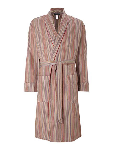 Paul Smith Multi Striped Terry Cloth Robe For Men Lyst