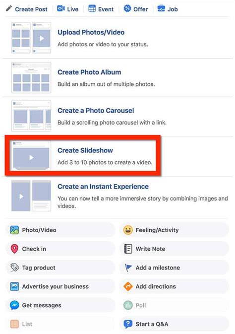 A facebook page can help your business connect with people and grow through friend recommendations, posts on your news feed and facebook events. Facebook Slideshow: How to Make a Slideshow on Facebook ...