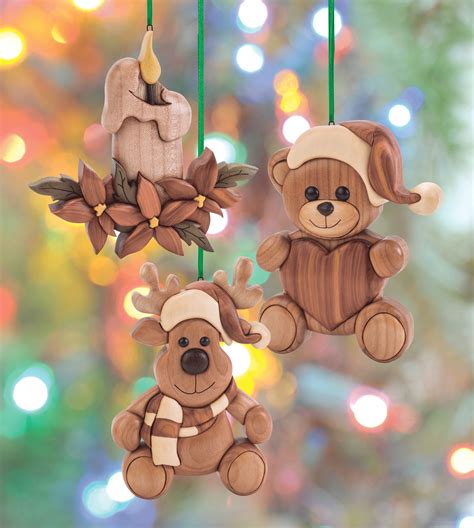 These Easy Intarsia Ornaments Designed By Bruce Worthington And Made By