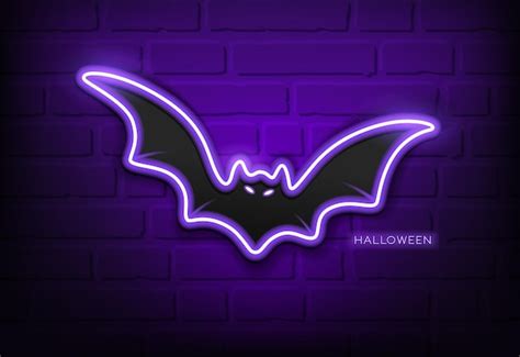 Premium Vector Bat Neon Light