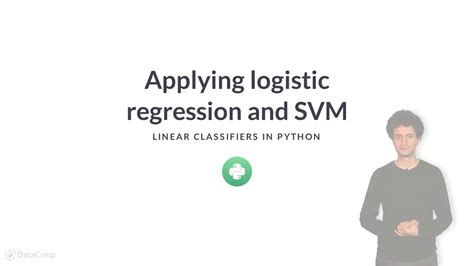 Python Tutorial Applying Logistic Regression And SVM YouTube