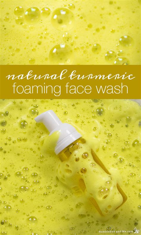 Natural Turmeric Foaming Face Wash Humblebee And Me