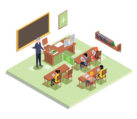 Best Teacher Teaching In Class Illustration Download In Png And Vector Format