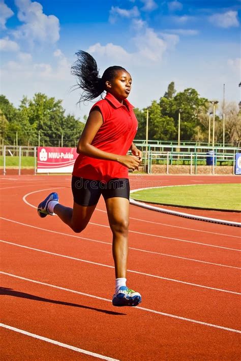 Female Athletes Running Editorial Photography Image Of Adolescence
