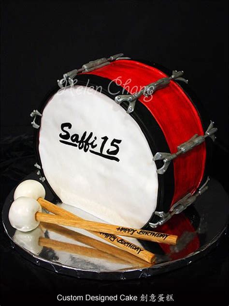 Marching Drum Cake Drum Cake Marching Band Cake Drum Birthday