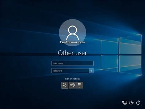 Do Not Display Last Signed In User Name On Windows 10 Sign In Tutorials