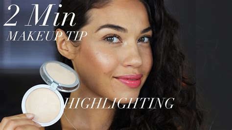 2 Minute Makeup Tip How To Highlight The Face Eman Youtube