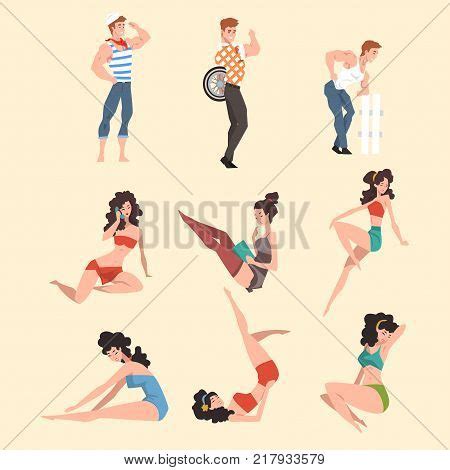 Cute Seductive Pin Vector Photo Free Trial Bigstock