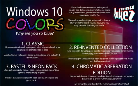 Windows 10 Colors Wallpaper Pack By Samukukez On Deviantart