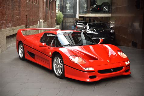 You can discover the history of automobile logo. 1997 Ferrari F50 LHD