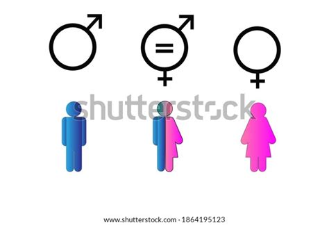 Gender Symbols Male Female Sex Sign Stock Vector Royalty Free 1864195123 Shutterstock