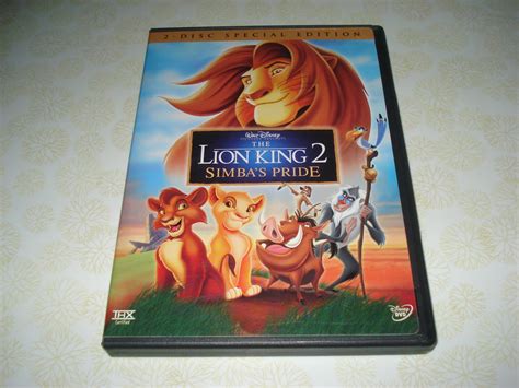 The Lion King 2 Simbas Pride Two Disc Special Edition Dvd Set
