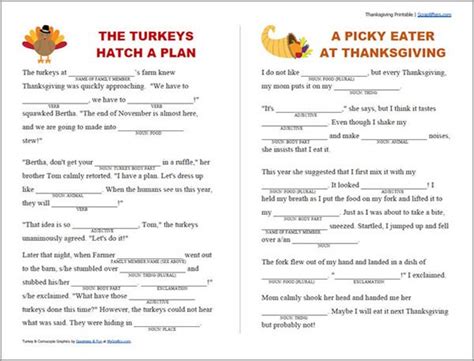We did not find results for: Printable Thanksgiving Mad Libs | Scraplifters.com