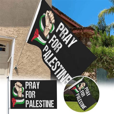 Palestine Flag, Palestine Lives Matter Flag, 3x5 Outdoor Double Sided