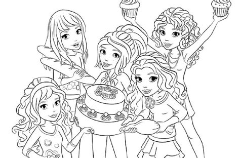 Lego Friends Coloring Pages Printable Free Free Coloring Pages