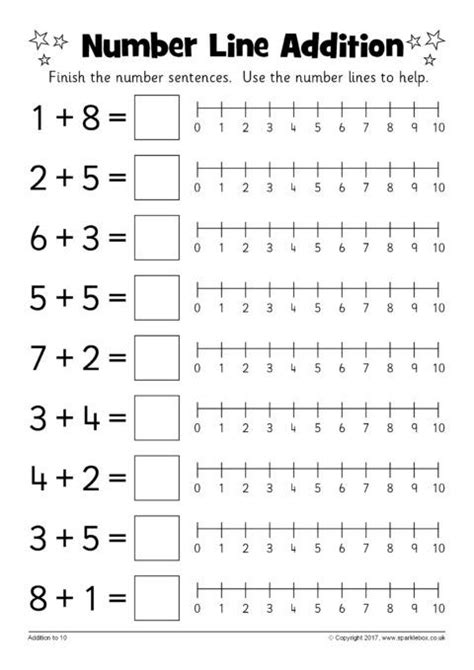Number Line Worksheets First Grade Kidsworksheetfun