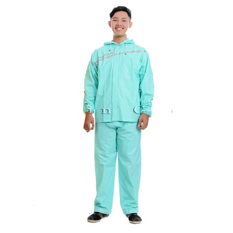 Jual Jas Hujan Original Bahan PVC Sambungan Press 69126  Kuning,One
