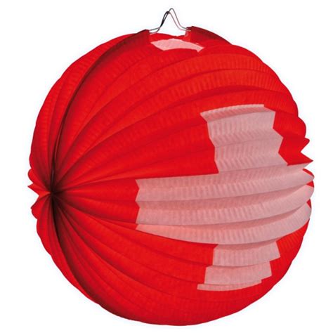 Everything you need for a proper 1st of august party! Schweizer Kreuz Lampion : 1 August Dekoration:25 cm, rot ...