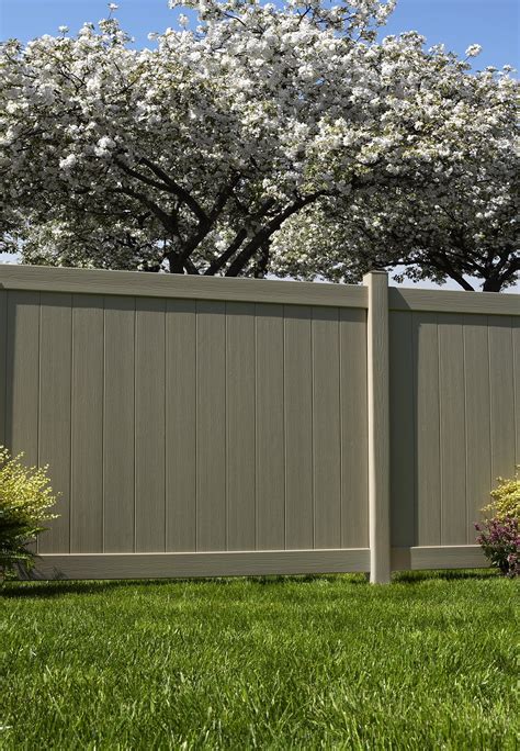 7 Ft Privacy Fence Bufftech Chesterfield Vinyl Fence