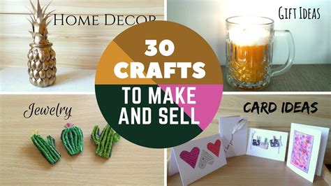 30 Crafts To Make And Sell Diy Easy Make Money Online On
