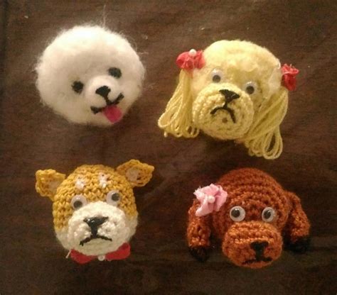 Crochet Pet Dog Fridge Magnets Fun With Crochet