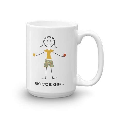 Funny Women Bocce Ball Mug Bocci Ts For Girls Bocce Ball Etsy