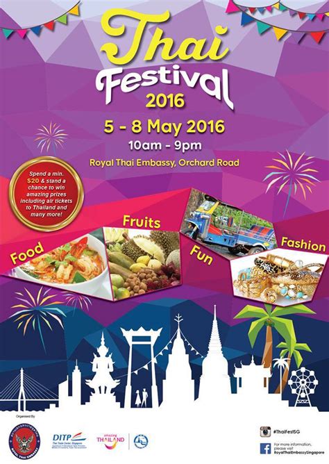 Asia's largest food and beverage exhibition, the main focus is to create trade and networking opportunities for the f&b industry. Thai Festival 2016 - Singapore