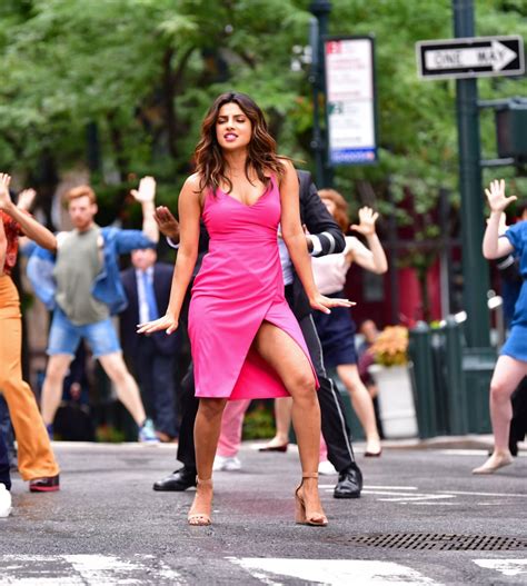 Priyanka Chopras Pink Dress In Isnt It Romantic Movie Popsugar Fashion