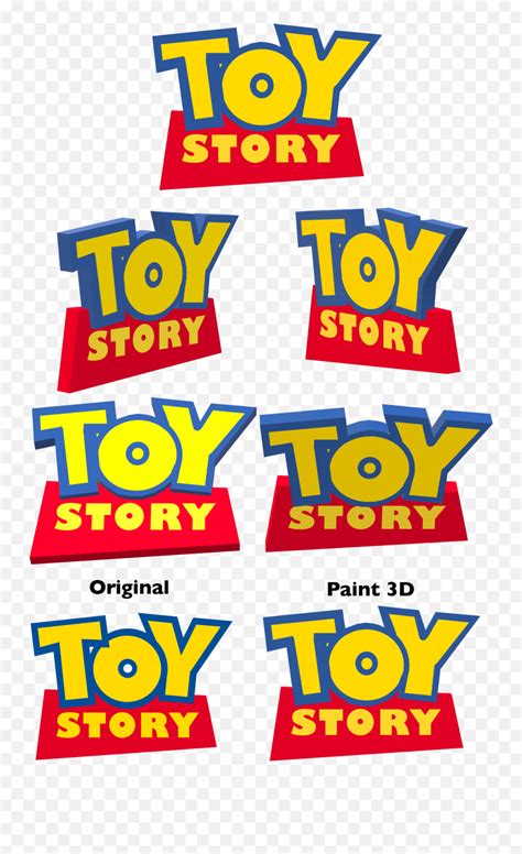 I Recreated The Toy Story Logo In Paint Toy Story 3 Logo Pngtoy