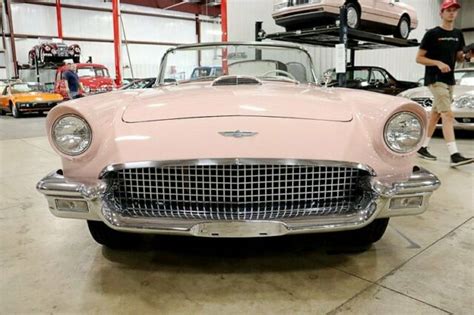 1957 Ford Thunderbird 8479 Miles Pink Convertible 312ci V8 Automatic