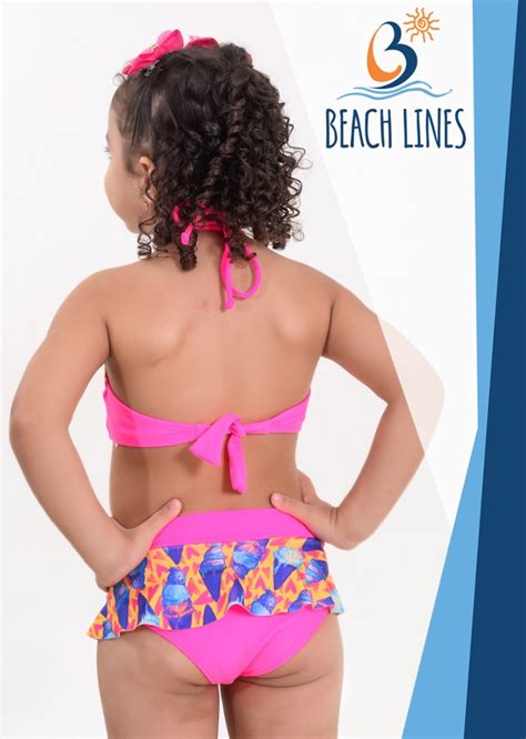 biquíni infantil moda praia verão 2019 promoção r 35 00 em mercado livre