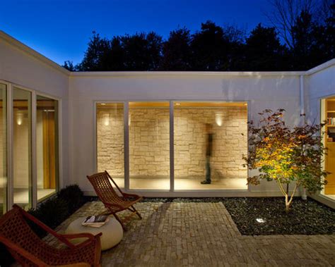 Enclosed Courtyard Home Design Ideas Pictures Remodel And Decor