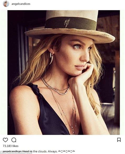hat s off the model shared this stunning snap later in the day on instagram alex king candice