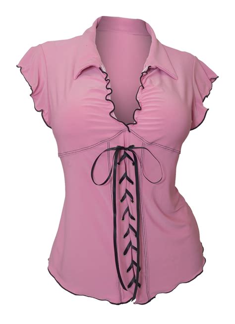 Plus Size Sexy Lace Corset Top Pink Evogues Apparel