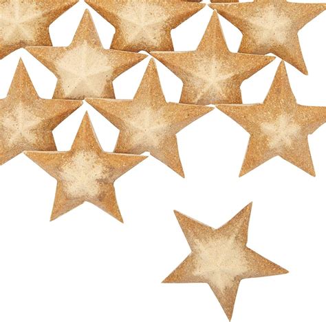 Unfinished 3d Wood Stars For Crafts Wooden Cutouts For 4th