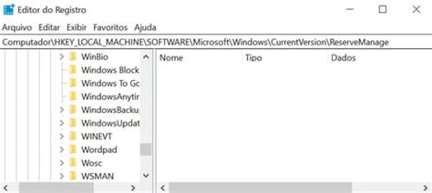 Como desabilitar o espaço de armazenamento reserva no Windows 10 CCM