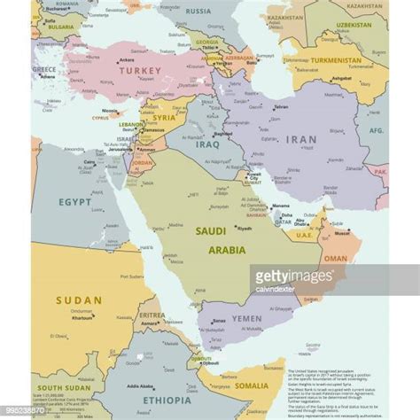 Map Of Europe And Middle East Photos And Premium High Res Pictures