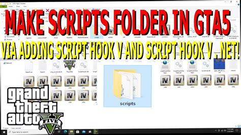Make Scripts Folder In Gta Via Adding Scripthook V And Scripthook V