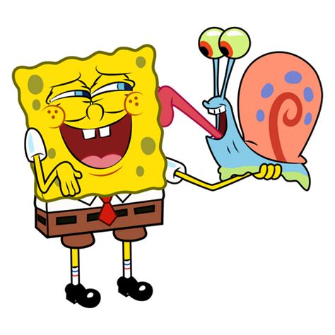 Spongebob Holds Gary Sticker Sticker Mania