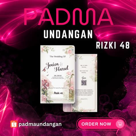 Jual Blangko Undangan Rizki 48 Pusat Grosir Blangko Undangan Padma