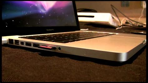 Another laptop comes with a sim card slot. 13" MacBook Pro SD Card Slot Test - YouTube
