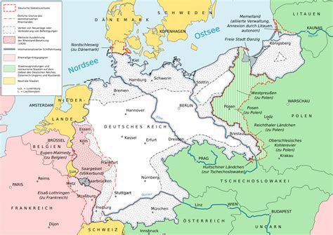Deutschland durchlief unter dem namen deutsches reich verschiedene epochen mit entsprechenden verfassungen. Deutschland 1936 Karte