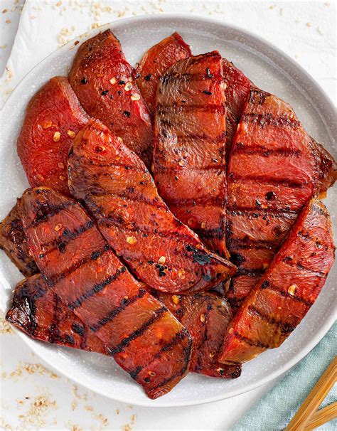 Watermelon Tuna Steaks To Blow Your Mind • Tasty Thrifty Timely