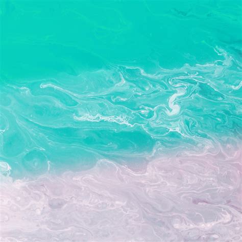 Turquoise Ocean Beach Vibes Wallpaper Happywall