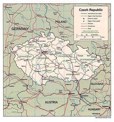 Europa reiseführer, reisebericht, reisetipps, bilder 2016. Kaart Oost-Europa Landen: Kaart Tsjechië en Praag ...