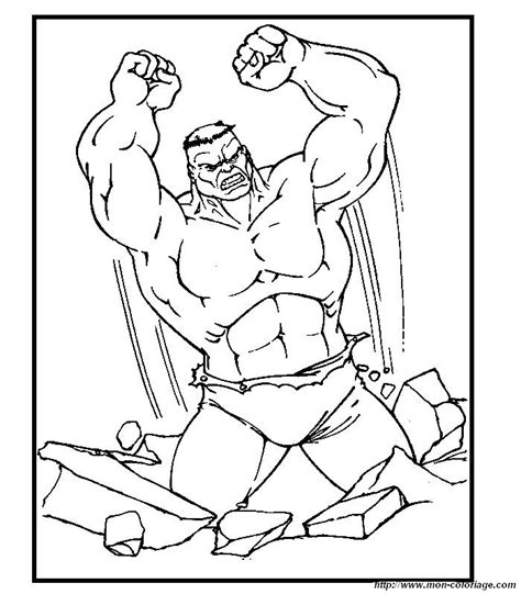 Colorear Hulk Dibujo